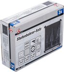 Jeu de forets etages Ø 4 - 32 mm 3 pieces