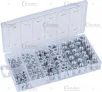 Assortiment d’ecrous a sertir en aluminium 150 pieces
