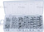 Assortiment d’ecrous a sertir en aluminium 150 pieces