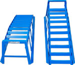 Jeu de rampes d’acces extra larges 2 pcs