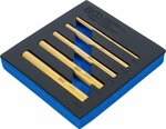 Jeu de poincons en laiton 6 - 19 mm 5 pcs