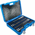 Jeu d’embouts et de douilles Profil E/T (pour Torx)/Profil T (pour Torx) avec percage/Profil TP (pour Torx Plus) 60 pieces