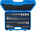 Jeu d’embouts et de douilles Profil E/T (pour Torx)/Profil T (pour Torx) avec percage/Profil TP (pour Torx Plus) 60 pieces