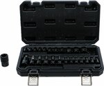 Jeu de douilles a embouts / de cle a douille (1/4), (3/8), (1/2) Profil E/profil T (pour Torx)/Profil E 25 pieces