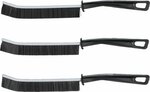 Jeu de brosses d'angle de nettoyage a soies dures 230 mm 3 pcs