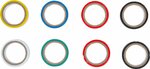 Set de rubans adhesifs colores 18 mm x 3 m, 8 pieces