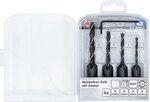 Jeu de meches a bois avec fraise 4 pcs