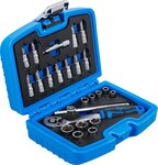 Steckschlussel-Satz Antrieb 6,3 mm (1/4) 24-tlg