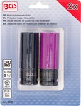 Jeu de douilles de puissance avec protection 12,5 mm (1/2) 20,5 / 21,5 mm 2 pieces