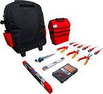 Sac a outils VDE avec poignee telescopique mobile 27 pcs