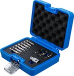 Jeu d'extracteurs de vis pour profil T defectueux (pour Torx) T10 - T55 11 pieces