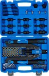 Jeu de pinces a riveter bras long pour rivets borgnes et ecrous-rivets