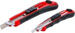 Jeu de cutters a lames universelle Largeur de lame 9 / 18 mm 2 pieces