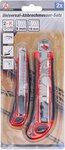 Jeu de cutters a lames universelle Largeur de lame 9 / 18 mm 2 pieces