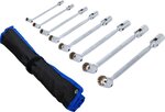 Jeu de cles a œil doubles a tete flexible 8 pcs
