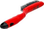 Brosse a main avec manche fil d'acier 4 rangees 260 mm