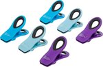 Ensemble de clips de fermeture polyvalents magnetique colores 6 pcs