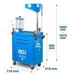 Station de service d’huile avec jeu de cles a filtres cloches 70 l