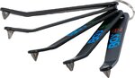 Tournevis a embouts speciaux ultra plat plat SL cruciforme (PH) et PZ Profil T (pour Torx) 5 pieces