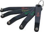 Tournevis a embouts speciaux ultra plat plat SL cruciforme (PH) et PZ Profil T (pour Torx) 5 pieces