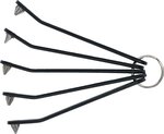Tournevis a embouts speciaux ultra plat plat SL cruciforme (PH) et PZ Profil T (pour Torx) 5 pieces
