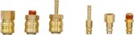 Jeu de raccords rapides a air comprime et raccords rapides a air comprime laiton 21 pcs