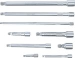 Jeu de rallonges basculants 6,3 mm (1/4) / 10 mm (3/8) / 12,5 mm (1/2) 9 pieces