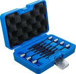 Jeu d’embouts douilles (1/4) profil T (pour Torx) a tete spherique T10 - T40, 7 pieces