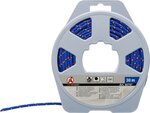 Corde en matiere plastique / utilisation universelle 4 mm x 20 m bleu / jaune / rouge