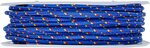 Corde en matiere plastique / utilisation universelle 4 mm x 20 m bleu / jaune / rouge