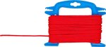 Corde en matiere plastique / utilisation universelle 4 mm x 20 m rouge