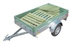 Filet pour remorque 1,50 x 2,60 m avec sandow elastique, en sachet plastique