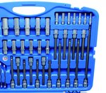 Coffret de Douilles, six pans 6,3 mm (1/4) / 10 mm (3/8) / 12,5 mm (1/2) 213 pieces