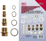 Assortiment de bouchons de vidange et joints alu 534 pieces