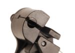 Pince de serrage pour bandes metalliques a auto-blocage