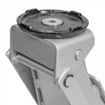 Cric rouleur hydraulique 2,5 t - alu et acier