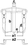 Extracteur 2 brasm 158mm