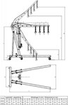 Grue d'atelier 2t - h levage 2150mm