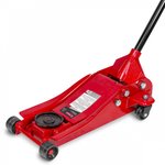 Cric rouleur hydraulique 2,5t - extra plat pour des voitures sportives