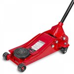 Cric rouleur hydraulique 2,5t - extra plat pour des voitures sportives