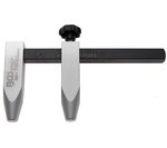 Jauge d'entraxe d'ecrou de roue, modele aluminium
