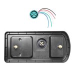 Feu arriere 5 fonctions 225x105mm 43LED droit