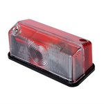 Largeur rouge clair/blanc 92x42mm