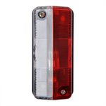 Largeur rouge clair/blanc 92x42mm
