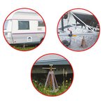 Ensemble de supports en aluminium de 4 pieces