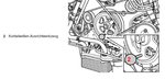 Outils de calage du moteur pour Porsche Panamera, Cayenne V8 8 pieces