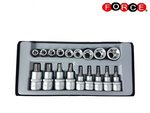 Coffret de 18 douilles Torx 3/8