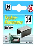 Staples - 1000 pieces chacune, 14 mm