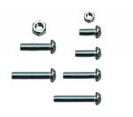Ensemble de noix et de vis 125 pieces, M4 + M5 metrique