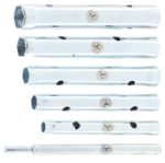 Jeu de cles a tubes 8 x 9 - 16 x 17 mm 6 pieces